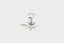 Schaub 982-PN 3/4" Sonata Round Cabinet Knob with Star Backplate Polished Nickel Finish