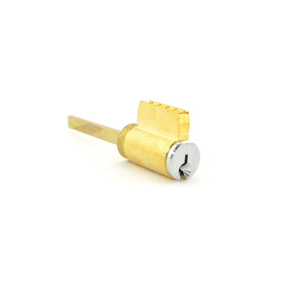 Falcon A23160626 T Series Cylinder for Schlage C Keyway 0 Bitted Satin Chrome Finish Main image