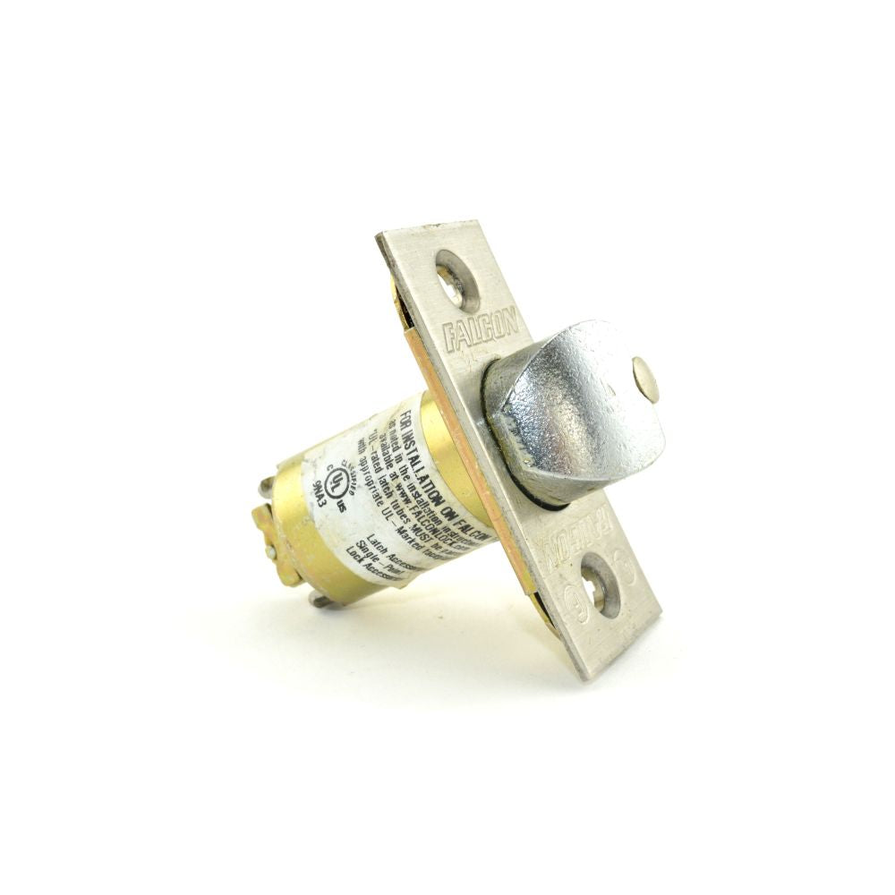 Falcon A9232000D630 2-3/8" Square 1" Face Dead Latch for T Series Satin Stainless Steel Finish Main image