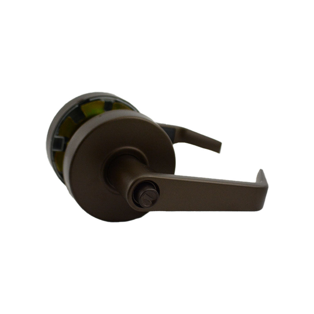 ASSA Abloy Accentra AU4602LN613E Privacy Augusta Lever Grade 2 Cylindrical Lock with MCP234 Latch and 497-114 Strike US10BE (613E) Oil Rubbed Bronze Finish Main image