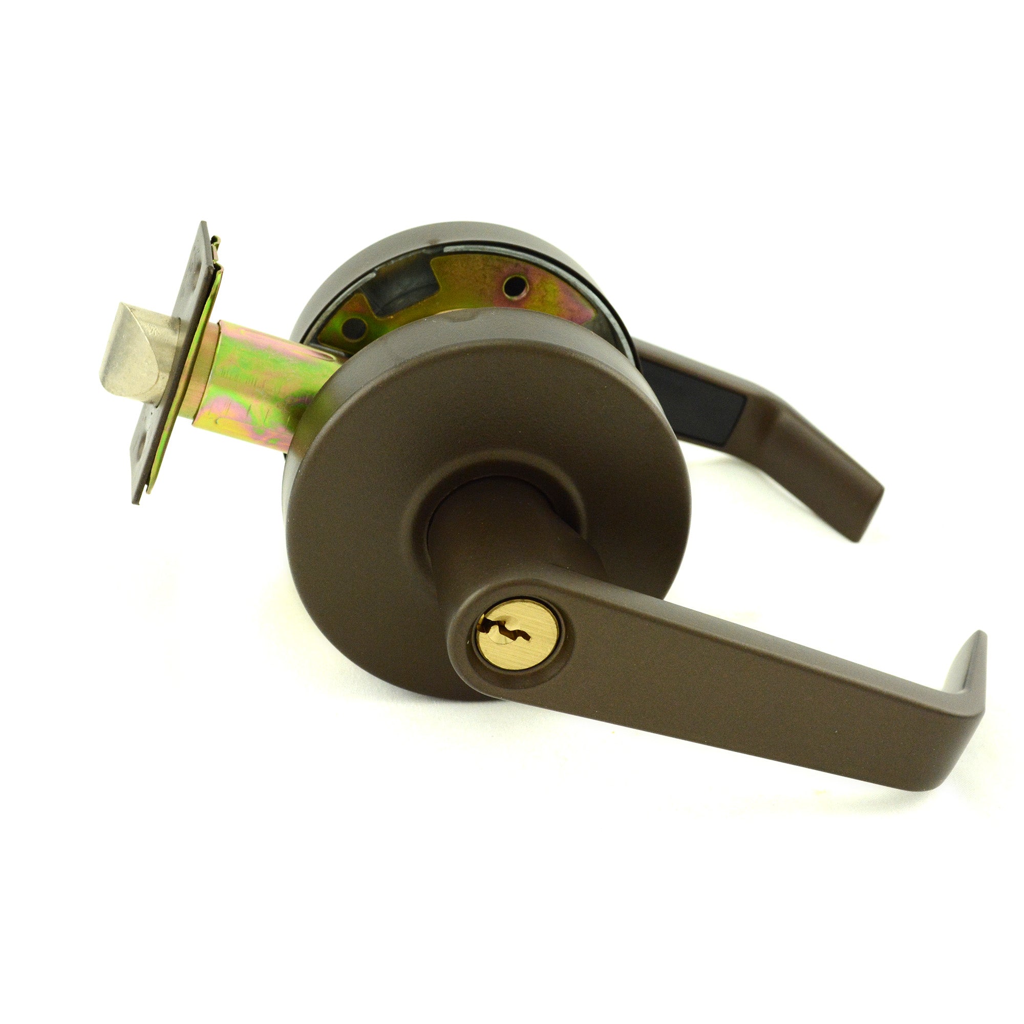 ASSA Abloy Accentra AU4607LN613E Office Entry Augusta Lever Grade 2 Cylindrical Lock with Para Keyway, MCD234 Latch, and 497-114 Strike US10BE (613E) Oil Rubbed Bronze Finish Main image