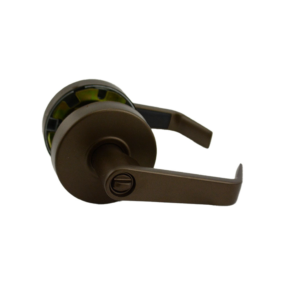 ASSA Abloy Accentra AU4607LN613ESCHC Office Entry Augusta Lever Grade 2 Cylindrical Lock with Schlage C Keyway, MCD234 Latch, and 497-114 Strike US10BE (613E) Oil Rubbed Bronze Finish