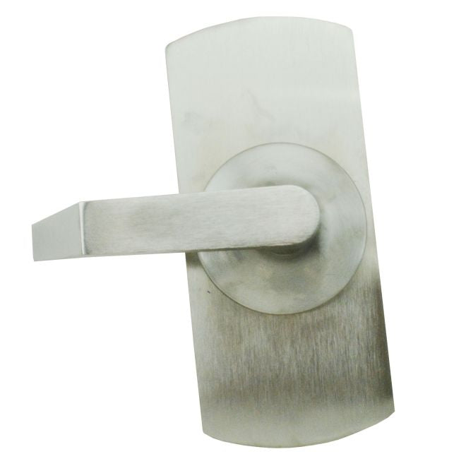 ASSA Abloy Accentra AU588F626 Augusta Lever with Escutcheon Dummy Free Wheeling Exit Device Trim US26D (626) Satin Chrome Finish Main image