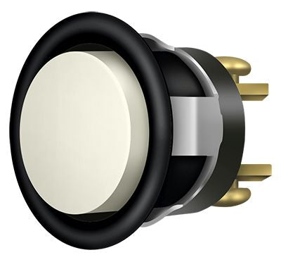 Deltana BBC20-REPLU19 Replacement Bell Button; Black Finish