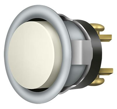 Deltana BBC20-REPLU26D Replacement Bell Button; Satin Chrome Finish Main image