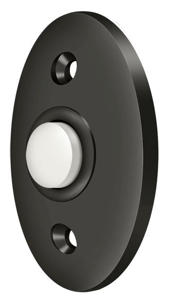 Deltana BBC20U10B Bell Button; Standard; Oil Rubbed Bronze Finish