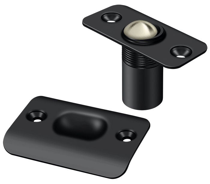 Deltana BC218RU19 Ball Catch; Round Corners; Black Finish Main image