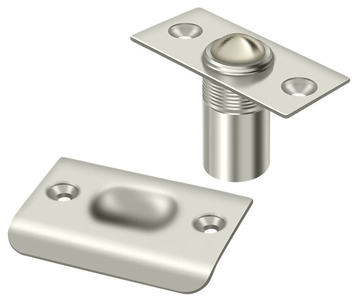 Deltana BC218U14 Ball Catch; Bright Nickel Finish Main image