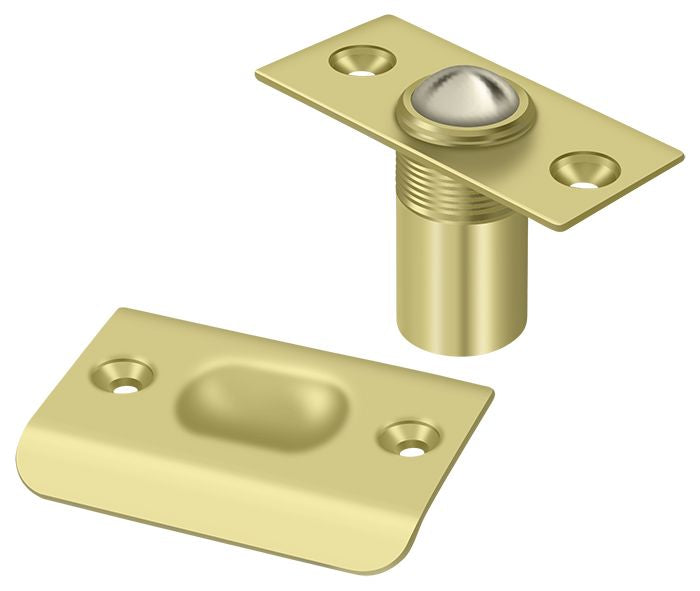 Deltana BC218U3 Ball Catch; Bright Brass Finish Main image