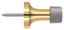 Deltana BDS125CR003 1-1/2" Baseboard Door Bumper; Solid Brass; Lifetime Brass Finish