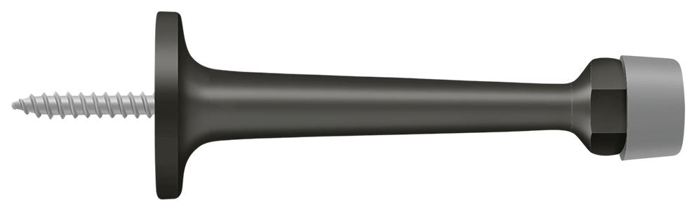 Deltana BDS30U10B 3-1/4" Baseboard Door Bumper; Solid Brass; Oil Rubbed Bronze Finish Main image