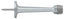 Deltana BDS30U26D 3-1/4" Baseboard Door Bumper; Solid Brass; Satin Chrome Finish