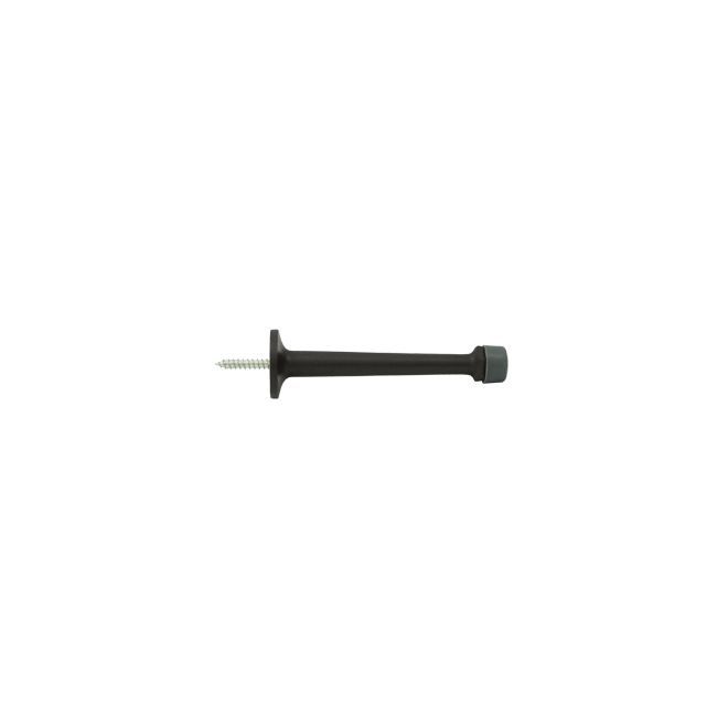 Deltana BDS425U10B 4" Baseboard Door Bumper; Solid Brass; Oil Rubbed Bronze Finish Main image
