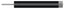 Deltana BDS450U19 Extension Baseboard Door Bumper; Solid Brass; Black Finish