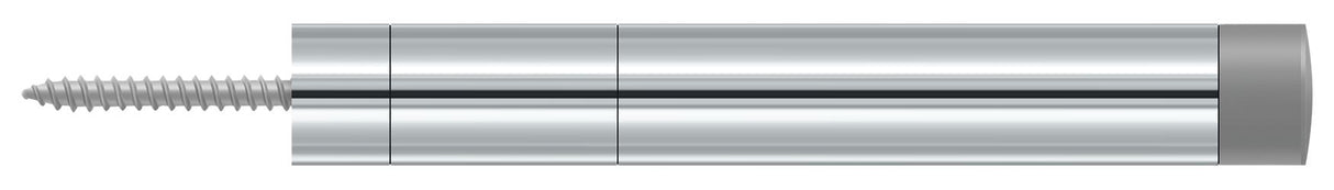 Deltana BDS450U26 Extension Baseboard Door Bumper; Solid Brass; Bright Chrome Finish