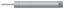 Deltana BDS450U26D Extension Baseboard Door Bumper; Solid Brass; Satin Chrome Finish
