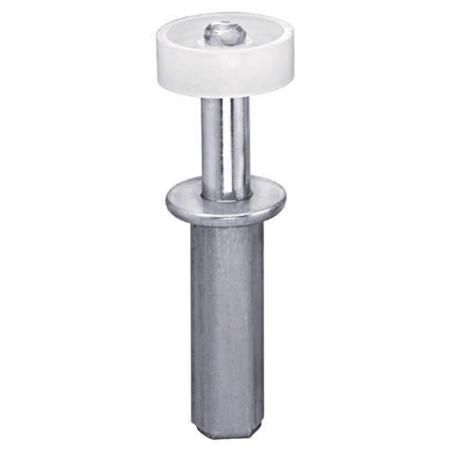 Best Hinges BF30322C Bi-Fold Guide Wheel for 3/8" Hole # 522620 Zinc Plated Finish Main image