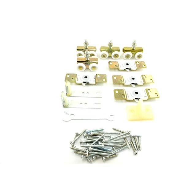 Best Hinges BP150NHDW Bypass Hardware Set # 405860 Main image