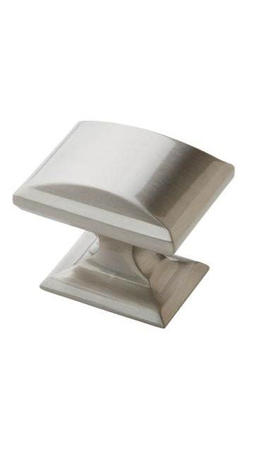 Amerock BP29340G10 1-1/4" (32 mm) Diameter Candler Cabinet Knob Satin Nickel Finish
