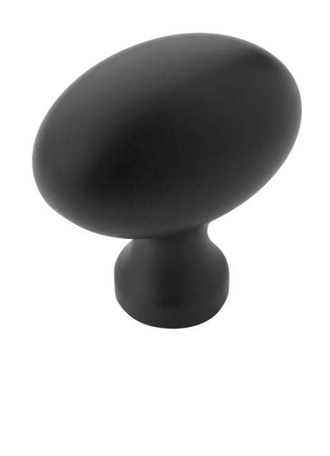 Amerock BP53014FB 1-3/8" (35 mm) Allison Value Oversized Cabinet Knob Flat Black Finish