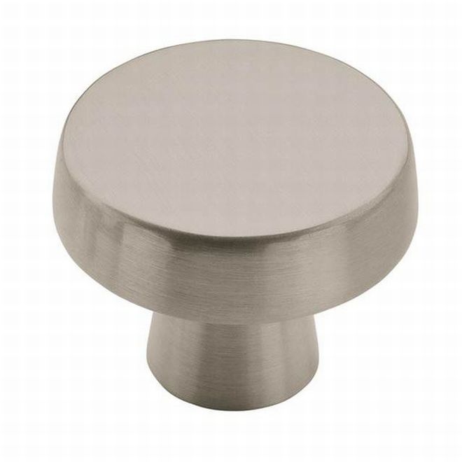 Amerock BP55272G10 1-3/4" (44 mm) Diameter Blackrock Cabinet Knob Satin Nickel Finish