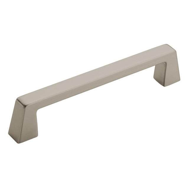 Amerock BP55277G10 5-1/16" (128 mm) Center to Center Blackrock Cabinet Pull Satin Nickel Finish