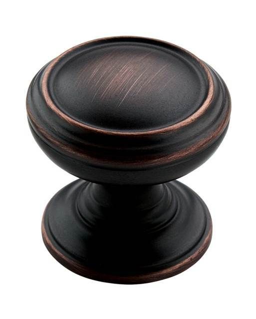 Amerock BP55342ORB 1-1/4" (32 mm) Diameter Revitalize Cabinet Knob Oil Rubbed Bronze Finish