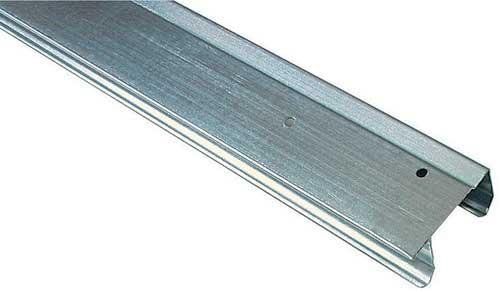 Best Hinges BP750172 72" (6') Bypass Steel Double Track # 541424 Galvanized Finish Main image