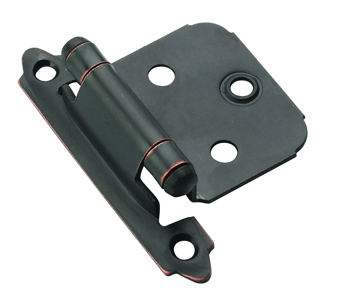 Amerock BPR3429ORB Variable Overlay Self Closing Face Mount Cabinet Hinge 2 Pack Oil Rubbed Bronze Finish