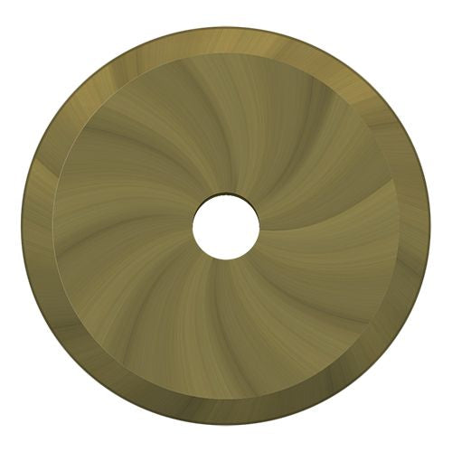 Deltana BPRK125U5 Base Plate for Knobs; 1-1/4" Diameter; Antique Brass Finish Main image