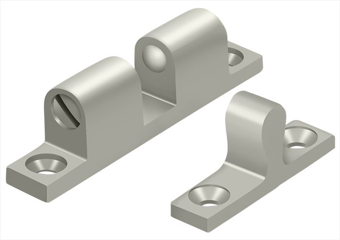 Deltana BTC10U15 Ball Tension Catch 1-4/5" x 3/10"; Satin Nickel Finish