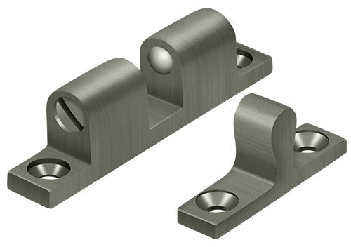 Deltana BTC10U15A Ball Tension Catch 1-4/5" x 3/10"; Antique Nickel Finish