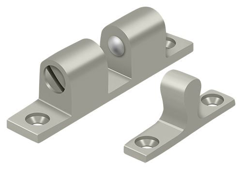 Deltana BTC20U15 Ball Tension Catch 2-3/10" x 2/5"; Satin Nickel Finish Main image