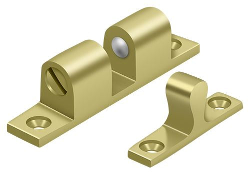 Deltana BTC20U3 Ball Tension Catch 2-3/10" x 2/5"; Bright Brass Finish Main image