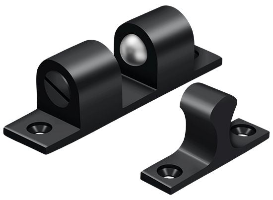 Deltana BTC30U19 Ball Tension Catch 3" x 3/4"; Black Finish Main image