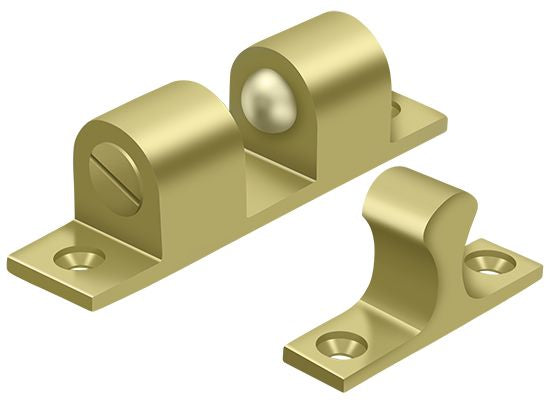 Deltana BTC30U3 Ball Tension Catch 3" x 3/4"; Bright Brass Finish Main image