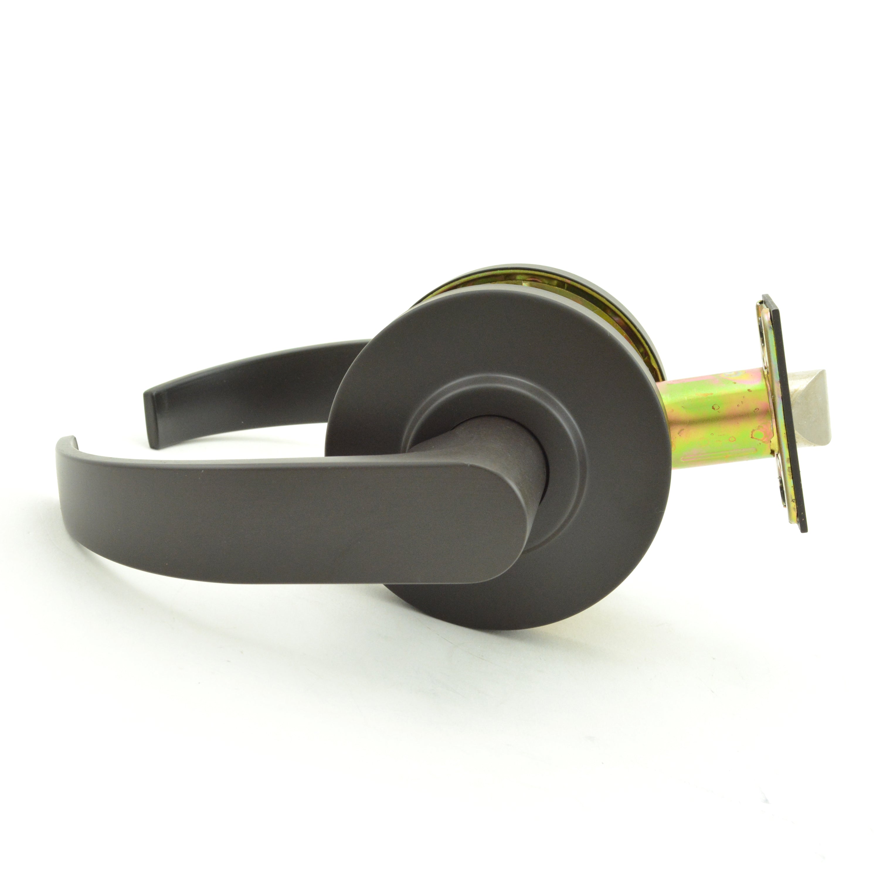 Dexter Commercial C2000PASSC613 Passage Grade 2 Curved Lever Non Clutching Cylindrical Lock with 2-3/4" Backset and ANSI Strike Oil Rubbed Bronze Finish Main image