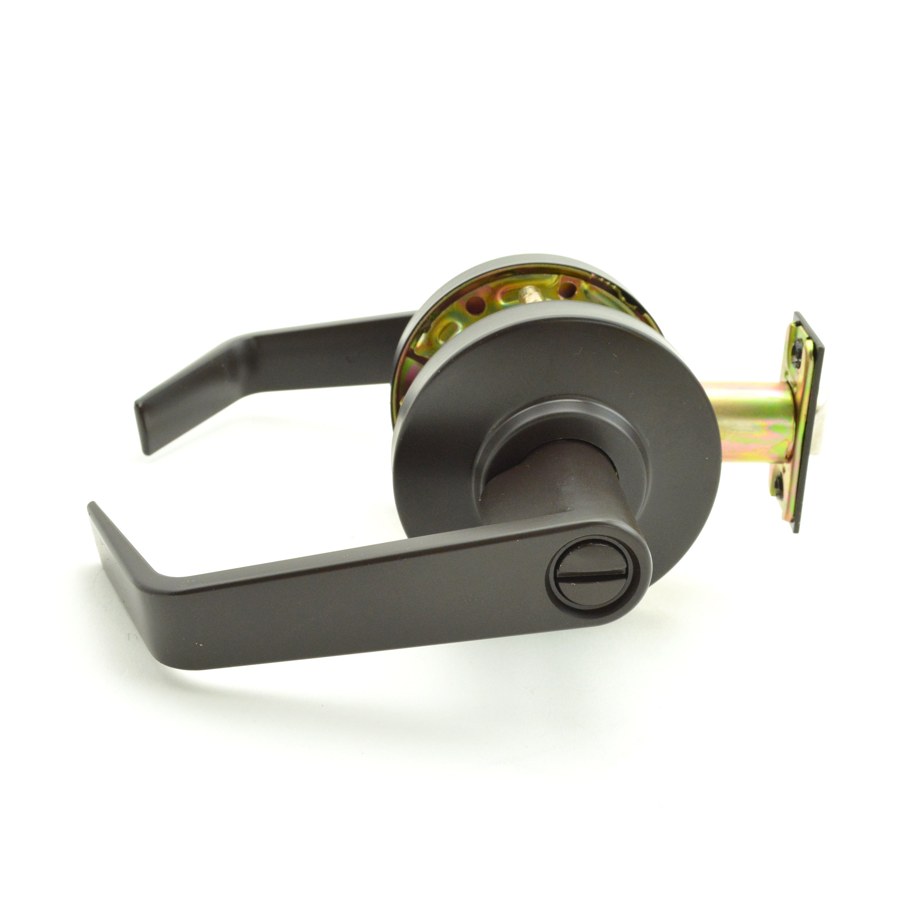 Dexter Commercial C2000PRIVR613 Privacy Grade 2 Regular Lever Non Clutching Cylindrical Lock with 2-3/4" Backset and ANSI Strike Oil Rubbed Bronze Finish Main image
