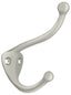 Deltana CAHH3U15 Coat and Hat Hook, Satin Nickel Finish