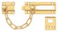 Deltana CDG35CR003 Door Guard; Chain / Doorbolt; Lifetime Brass Finish