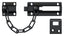 Deltana CDG35U19 Door Guard; Chain / Doorbolt; Black Finish