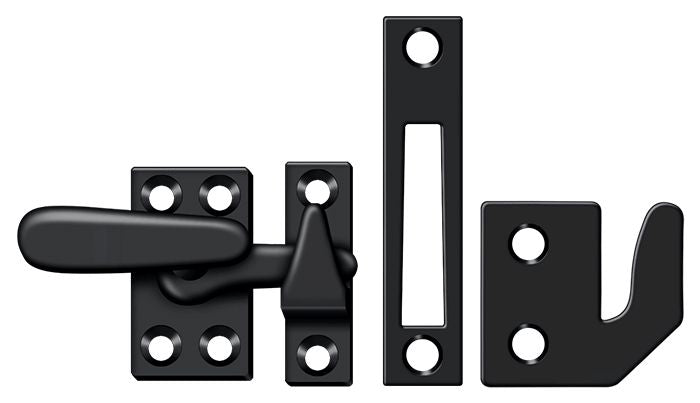 Deltana CF066U19 Window Lock; Casement Fastener; Small; Black Finish Main image