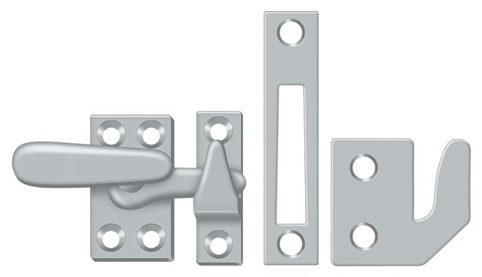 Deltana CF066U26D Window Lock; Casement Fastener; Small; Satin Chrome Finish Main image