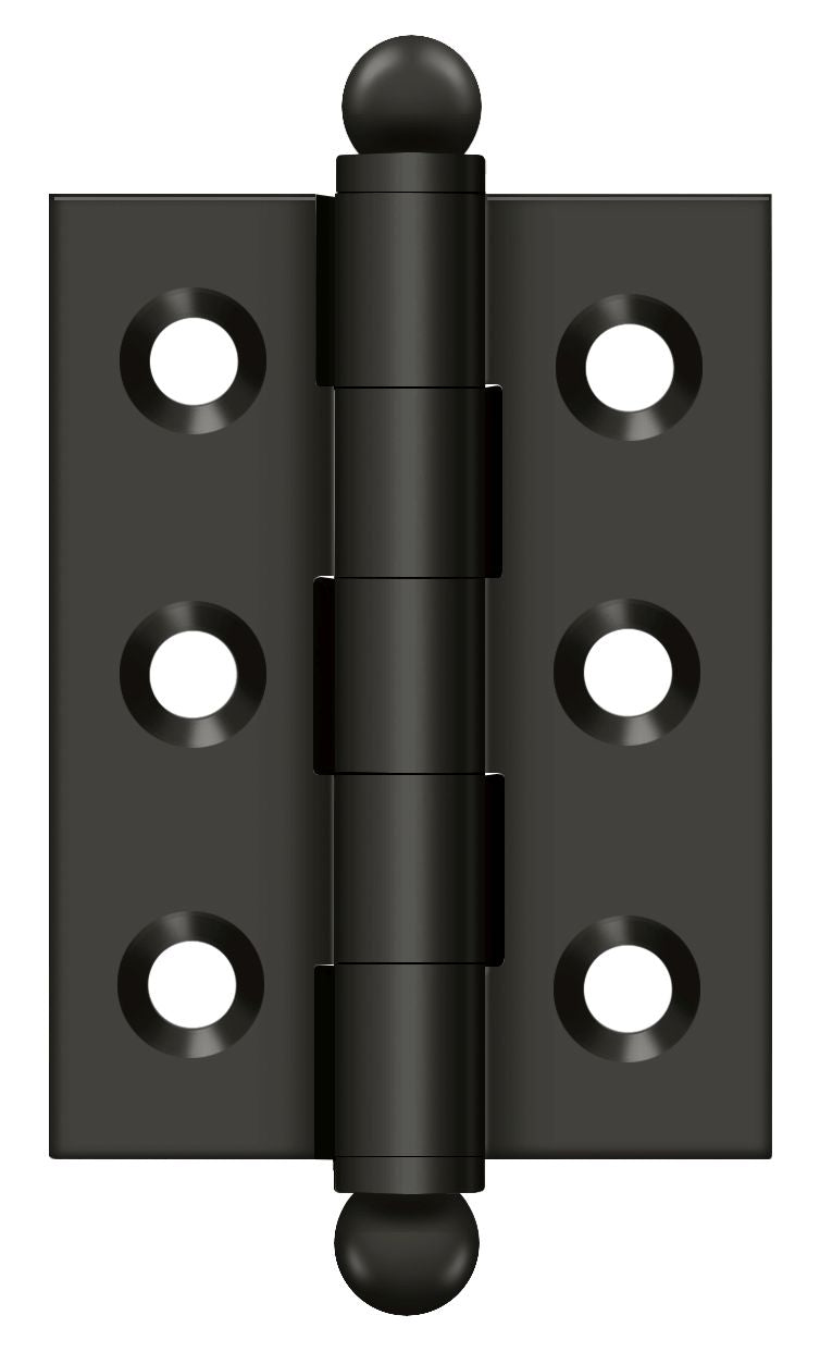 Deltana CH2015U10B 2" x 1-1/2" Hinge; with Ball Tips; Oil Rubbed Bronze Finish Main image