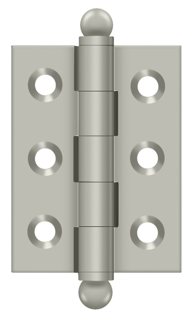 Deltana CH2015U15 2" x 1-1/2" Hinge; with Ball Tips; Satin Nickel Finish Main image