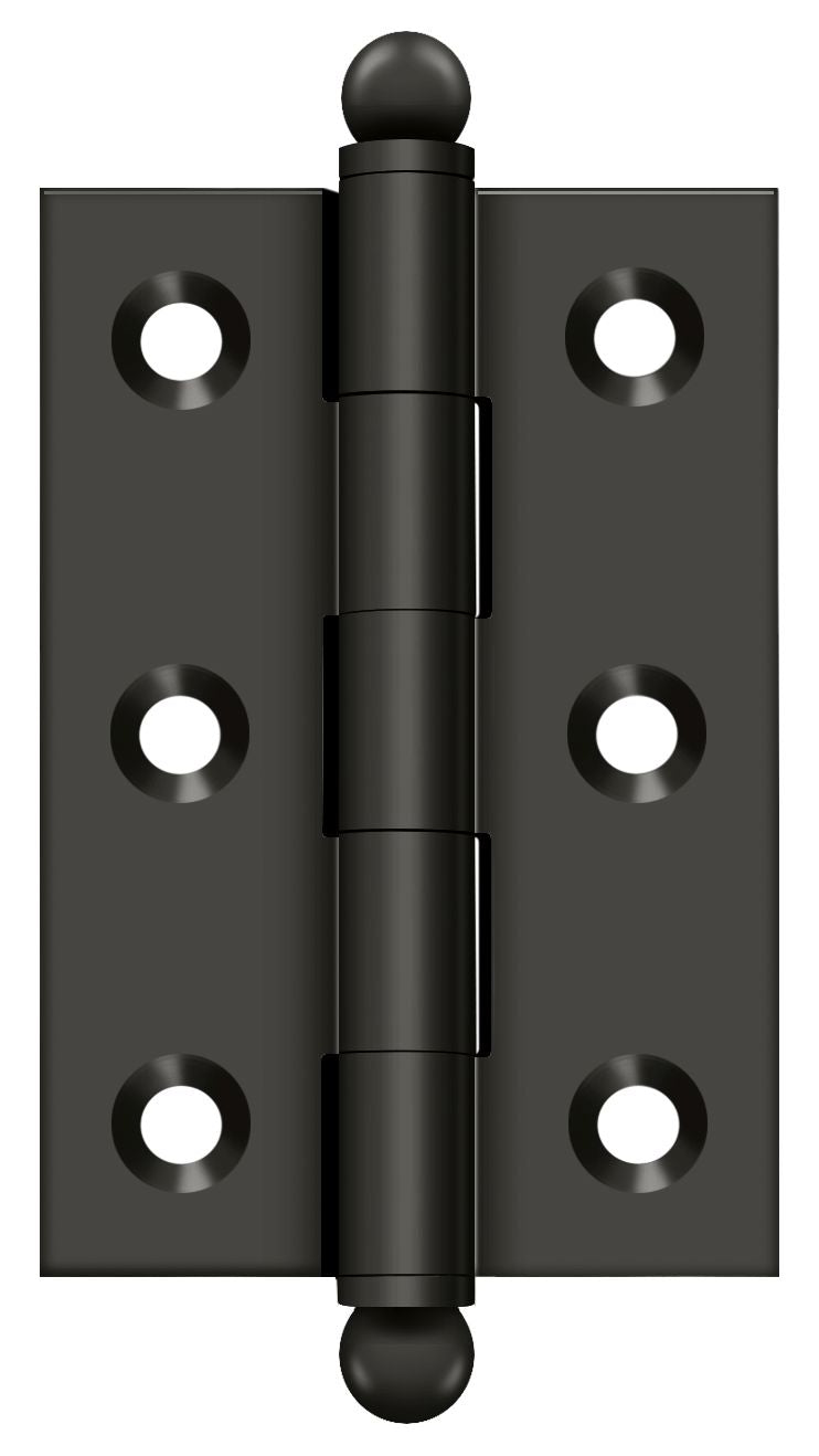 Deltana CH2517U10B 2-1/2" x 1-11/16" Hinge; with Ball Tips; Oil Rubbed Bronze Finish Main image