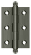 Deltana CH2517U15A 2-1/2" x 1-11/16" Hinge; with Ball Tips; Antique Nickel Finish