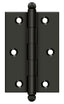 Deltana CH3020U10B 3" x 2" Hinge; with Ball Tips; Oil Rubbed Bronze Finish