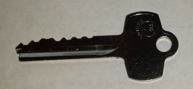 CLK Supplies CHANGEBESTA Cut Change Key for Temporary Core Best SFIC A 7 Pin