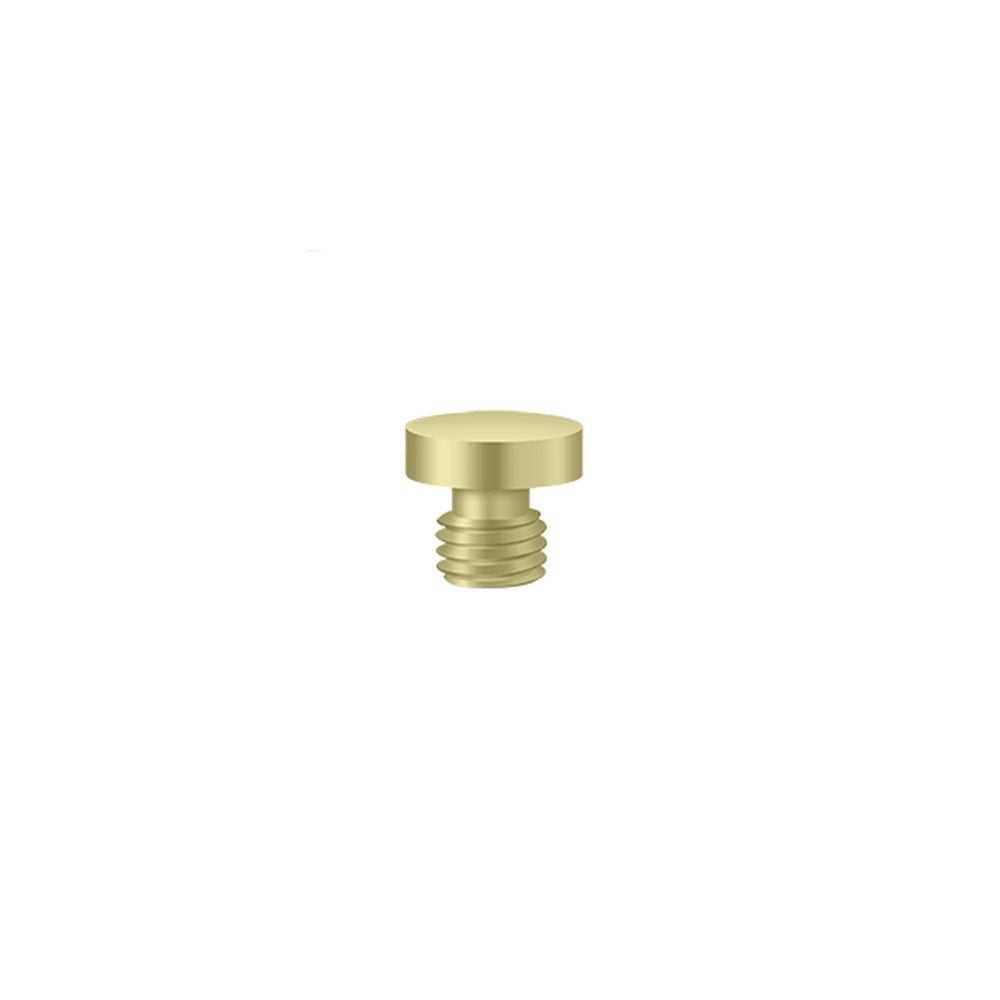 Deltana CHBU3-UNL Button Tip; Unlacquered Bright Brass Finish